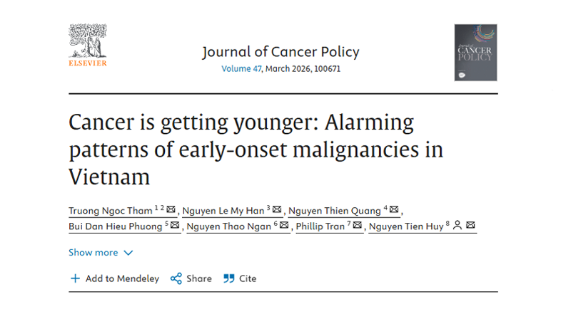 Cancer is getting younger: Alarming patterns of early-onset…