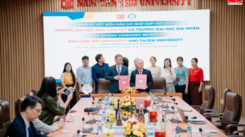 Nam Can Tho University and Taiwan's Deh Yu College of Nursing and Health sign memorandum…