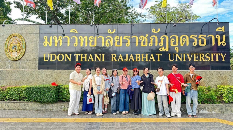 Nam Can Tho University Students Participate in an Exchange Program at Udon Thani…