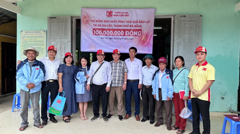 DNC Supports Central Vietnam - Spreading the Spirit of Solidarity and Mutual Aid