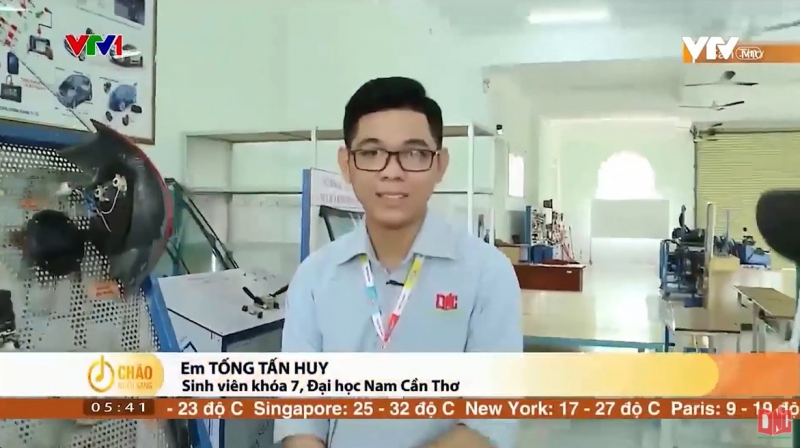 VTV1 Chương Trình Việt Nam Thức Giấc - Sinh Viên DNC Sáng Chế Ô Tô Điện Giá Rẻ